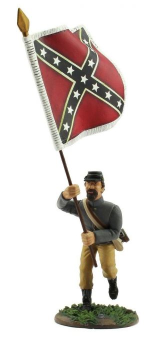 Csa Color Bearer Army Of Northern Virginia Flag