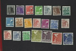 Germany Sc 557 - 77 (1947 - 8) Complete
