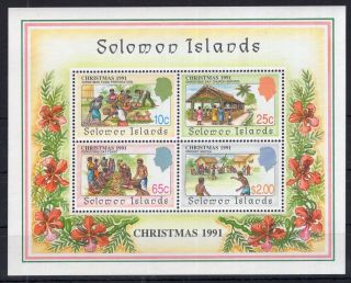 Solomon Island - Christmas 1991 Nature On Postage Stamps Mnh Z11