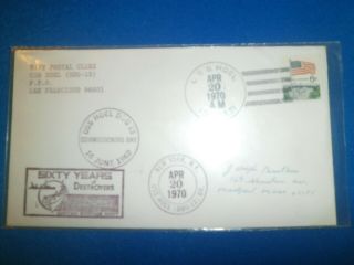 Us Naval Cover: 1970 Uss Hoel