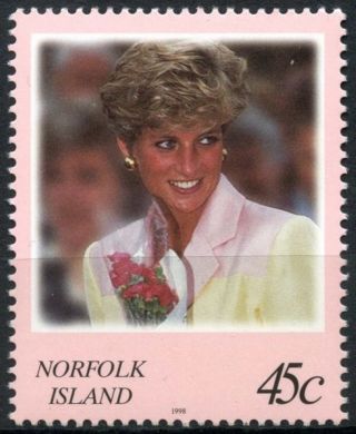 Norfolk Islands 1998 Sg 664 Diana Princess Of Wales Mnh D84531