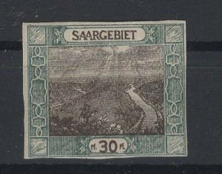 Saar,  Germany,  Deutschland,  Stamps,  1921,  Mi.  58 U.