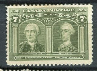 Canada; 1908 Early Quebec Issue Fine 7c.  Value