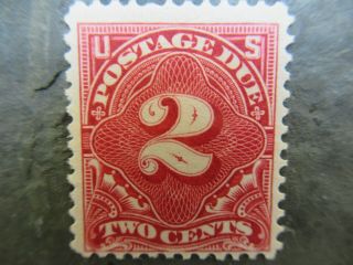 Antique Us Postage Stamp,  Two Cents Postage Due;