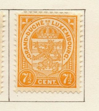 Luxembourg 1907 - 19 Early Issue Fine Hinged 7c.  284081