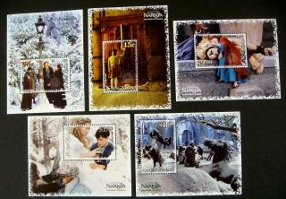 Zealand 2005 Mnh Chronicles Of Narnia Stamps Sheets Lion Witch & Wardrobe