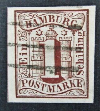 Nystamps German States Hamburg Stamp 2 $100 Signed