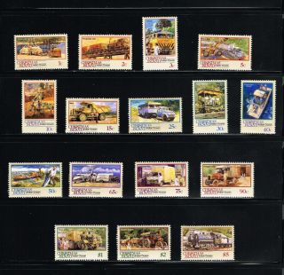 Christmas Is Stamps - Mnh Scott 254 - 269 Transportation Full Set