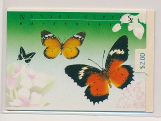 Lk71778 Singapore Insects Bugs Flora Butterflies Fine Booklet Mnh