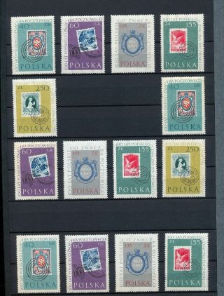 Poland 1960/61 Sheets Sport M&u (appx 100 Stamps) (mr416