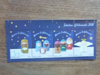 Tokalau 2016 Christmas 4 Stamp Sheetlet Stamps