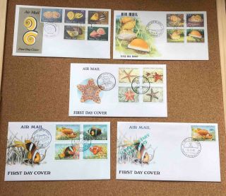 Papua Guinea First Day Covers 1981 - 89