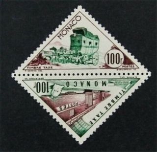 Nystamps French Monaco Stamp J47a Og H $45