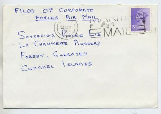 Falkland Islands 1982 Post Conflict Cover From Mv Baltic Ferry To Guernsey