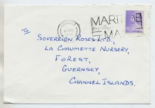 Falkland Islands 1982 Post Conflict Cover From Hms Invincible To Forest Guernsey