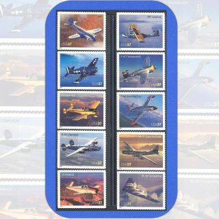 2005 Advances In Aviation Complete Set Of 10 Individual Stamps Cat 3916 - 25