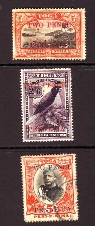 Old Pacific Islands Of Tonga &.  $ Cv 50 Aud,