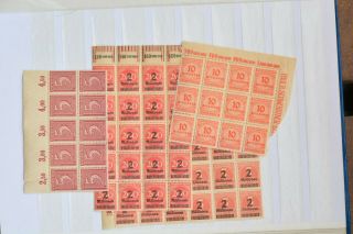 1923 Weimar Republic German Empire Inflation 50 Stamps Mnh,  10 Ww2 Stamps