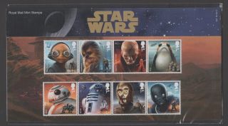 Gb 2017 Star Wars Stamp Presentation Pack