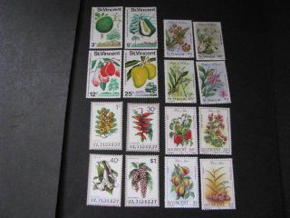 St.  Vincent Stamp 4 Sets Never Hinged Lot A