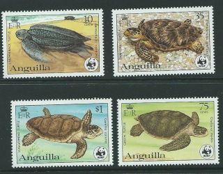 Anguilla Sg560/3 1983 Endangered Species Mnh