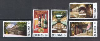 Moldova 2002 National Wine Festival 5 Mnh Stamps