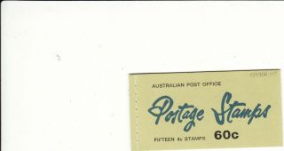 Australian Booklets - 1966 Sb39 Postage Stamps 60c