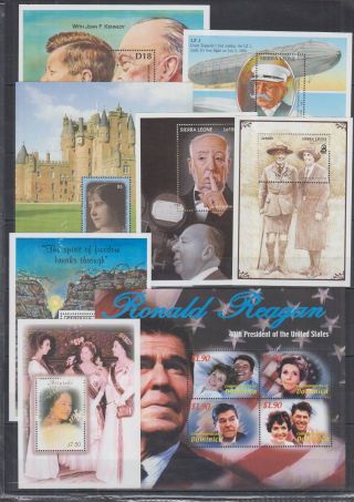 A693.  Dominica - Mnh - 8 Different Pcs - Famous People - Various People
