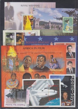 A693.  Lesotho - Mnh - 8 Different Pcs - Famous People - Various People