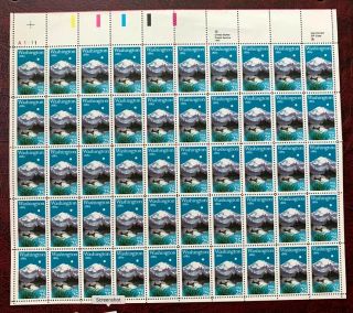 Us Stamps Sc 2404 25c Washington Statehood Sheet Of 50 Mnh/og Cv:$55