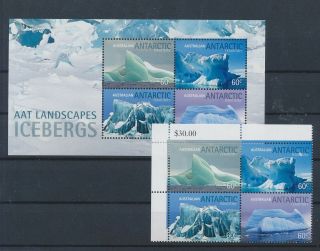 Gx02600 Australian Antarctic Ice Berg Landscapes Fine Lot Mnh