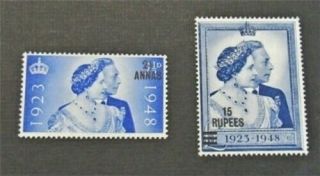 Nystamps British Oman Stamp 25.  26 Og Nh $38