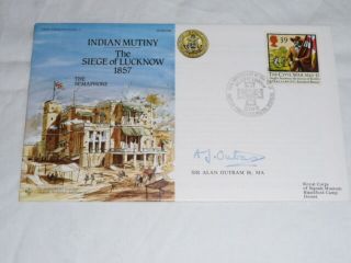 Army Communication - First Day Cover - Signed - Flown - Numbered - Indian Mutiny