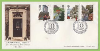 G,  B.  1985 150 Years Of Royal Mail Set On Bradbury First Day Cover,  10 Downing St