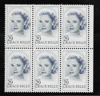 Us Sc 2749 Grace Kelly Film Actress & Princess Of Monaco Mnh Pb 6x Stamps