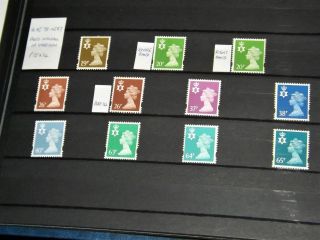 Northern Ireland - Defin Set - Sg Ni 78 To Ni 87 - 11 Stamps Fine Unmounted
