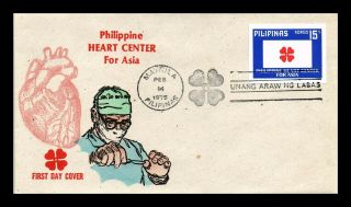 Dr Jim Stamps Heart Center For Asia First Day Issue Philippines Cover