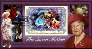 Isle Of Man 2000 The Queen Mother 100th Birthday M/s Fdc C45802