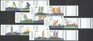 M1186 2013 Cook Islands Sailing Ships Of The Pacific Michel 1822 - 33 Big Set Mnh