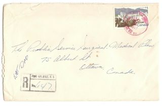 1977 Fmo Halifax,  N.  S.  Registered Cover To Ottawa $1 Vancouver Single Use