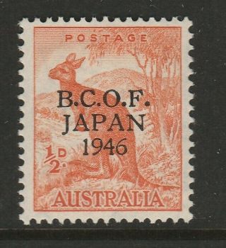 B.  C.  O.  F.  1946 - 47 George Vi ½d Orange Sg J1 Mnh.