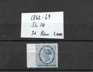 1862qv Prince Edward Island Sg14 3d Blue Lmm