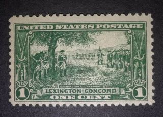 Travelstamps: 1925 US Stamps Scott 617 og,  mnh,  Washington at Cambridge 3