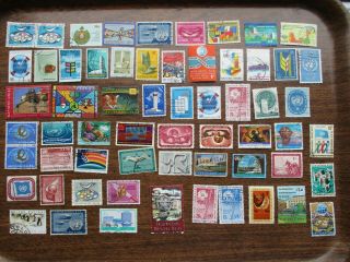 60 United Nations Stamps (lot B)