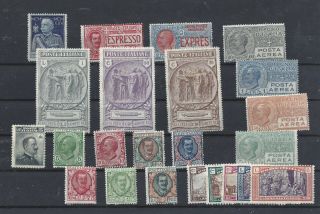 Italy Early 20th Cent Inc.  Sc 111 B7 - 19,  89,  91 Etc.  Min Cat $400 (k44)