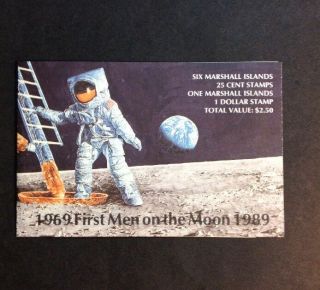 Marshall Islands 1989 Booklet 1st Moon Landing