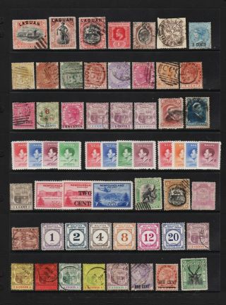 British Commonwealth - 58 Older Stamps - See Scan