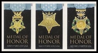 Us 4988b Medal Of Honor Vietnam War Imperf Ndc Block Set Mnh 2015