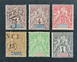 Nystamps French Caledonia Stamp 40//61 Og H $30