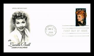 Dr Jim Stamps Us Lucille Ball Hollywood Legend Fdc Art Craft Cover Los Angeles